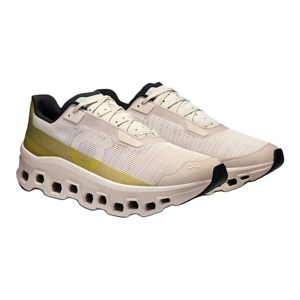 On Cloudmonster Void Unisex Marathon Running Shoes – Ivory | Hay