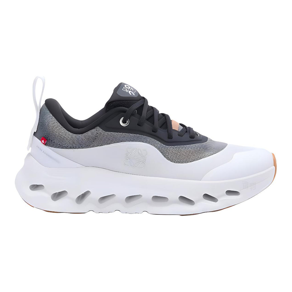 On × LOEWE Cloudmonster Unisex Lifestyle Sneakers – Carbon | White