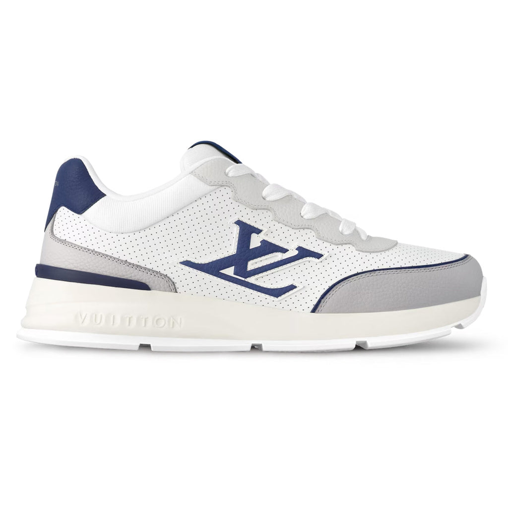 Louis Vuitton Classic Lace-Up Low-Top Casual Sneakers in Navy Blue – Unisex