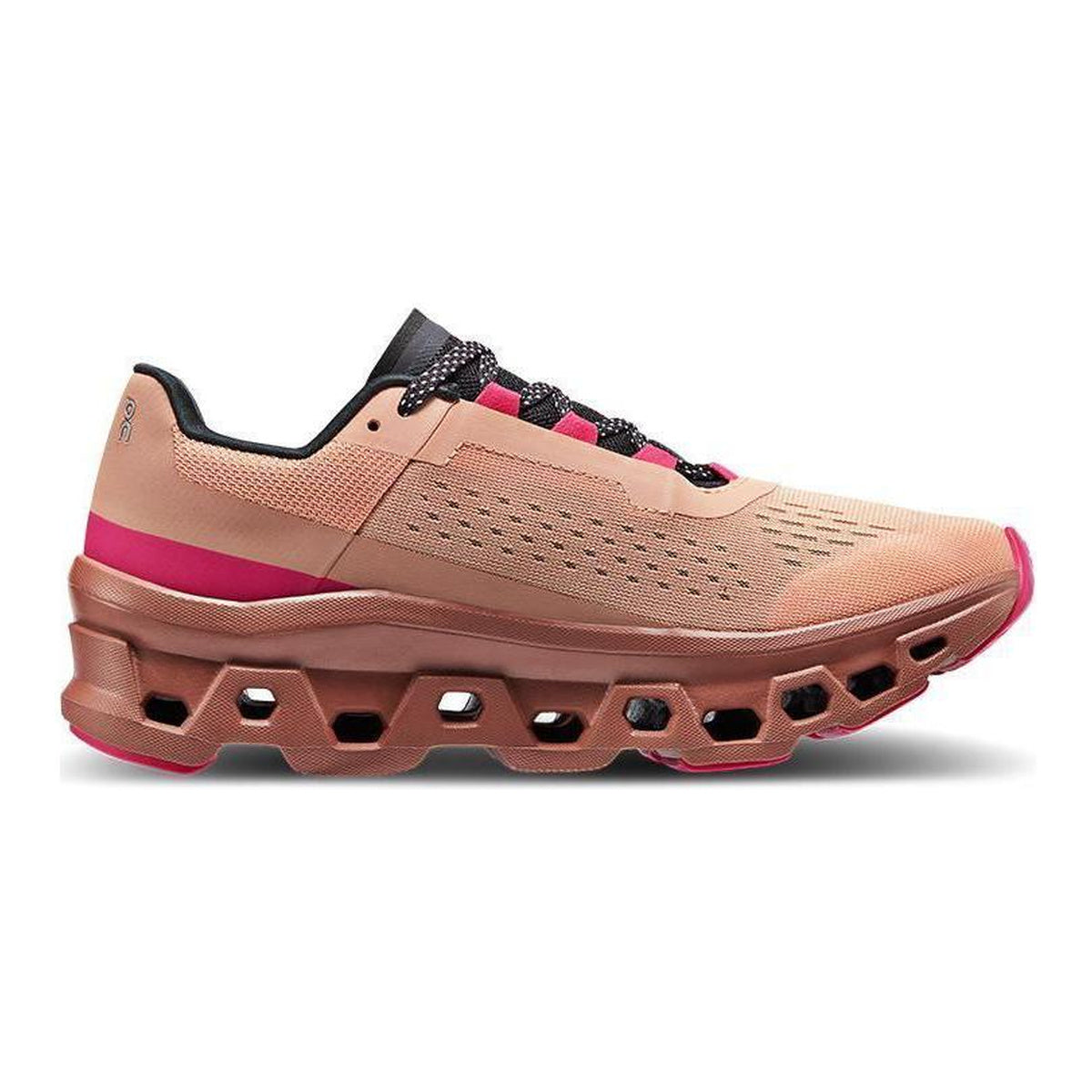 On Cloudmonster Running Shoes – Rose | Raspberry