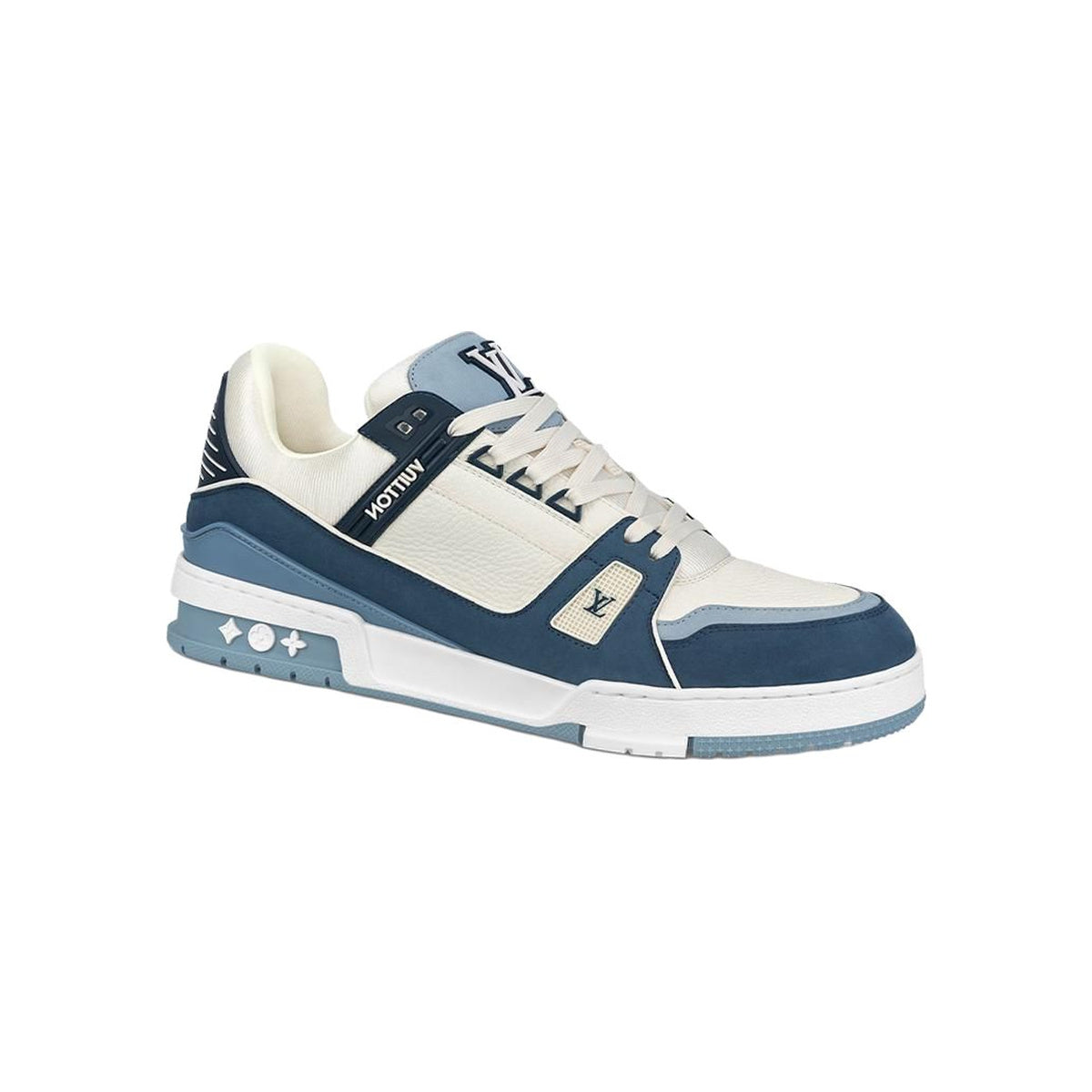 Louis Vuitton Trainer Low-Top Sneakers in Blue & White – Unisex
