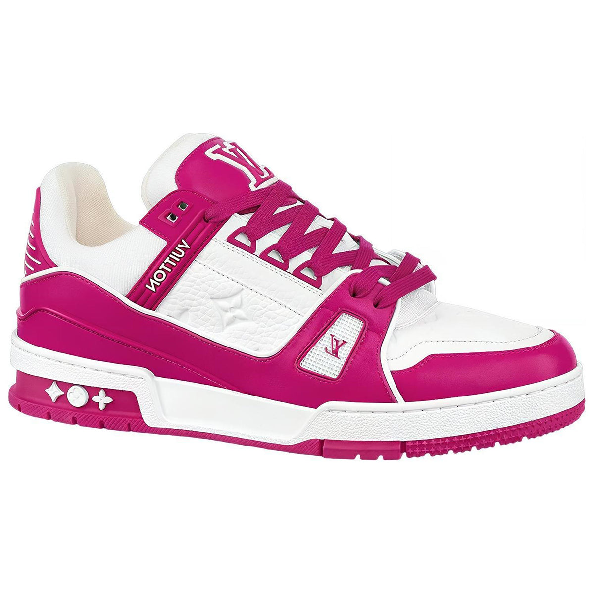 Louis Vuitton LV Trainer Sneaker – Fuchsia / White