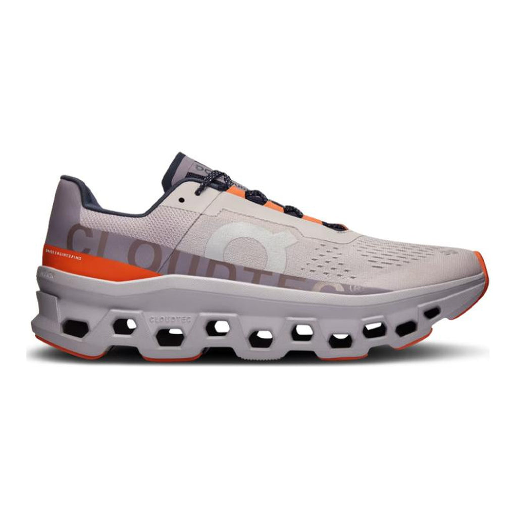 On Cloudmonster 2 Running Shoes – Fog | Flame