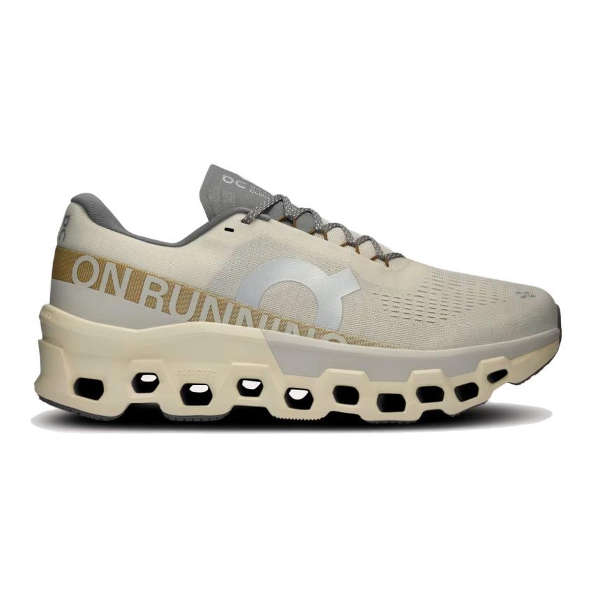 On Cloudmonster 2 Unisex Marathon Running Shoes – Ivory | Hay
