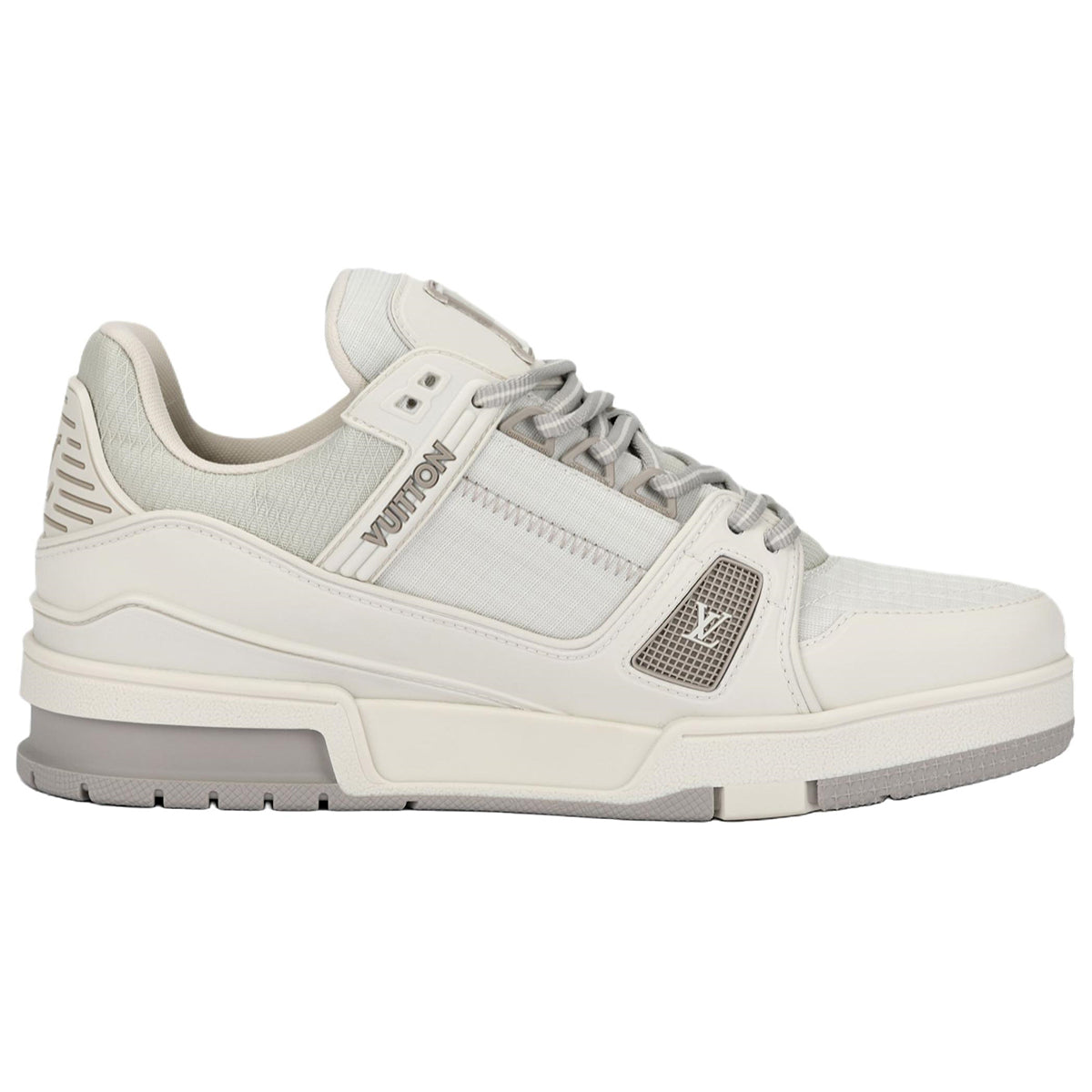 Louis Vuitton Ski Collection SS26 Lace-Up Low-Top Sneakers in Beige