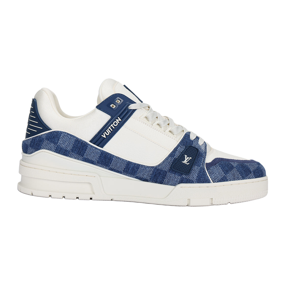 Louis Vuitton LV Trainer Sneaker – Denim Blue Monogram / White