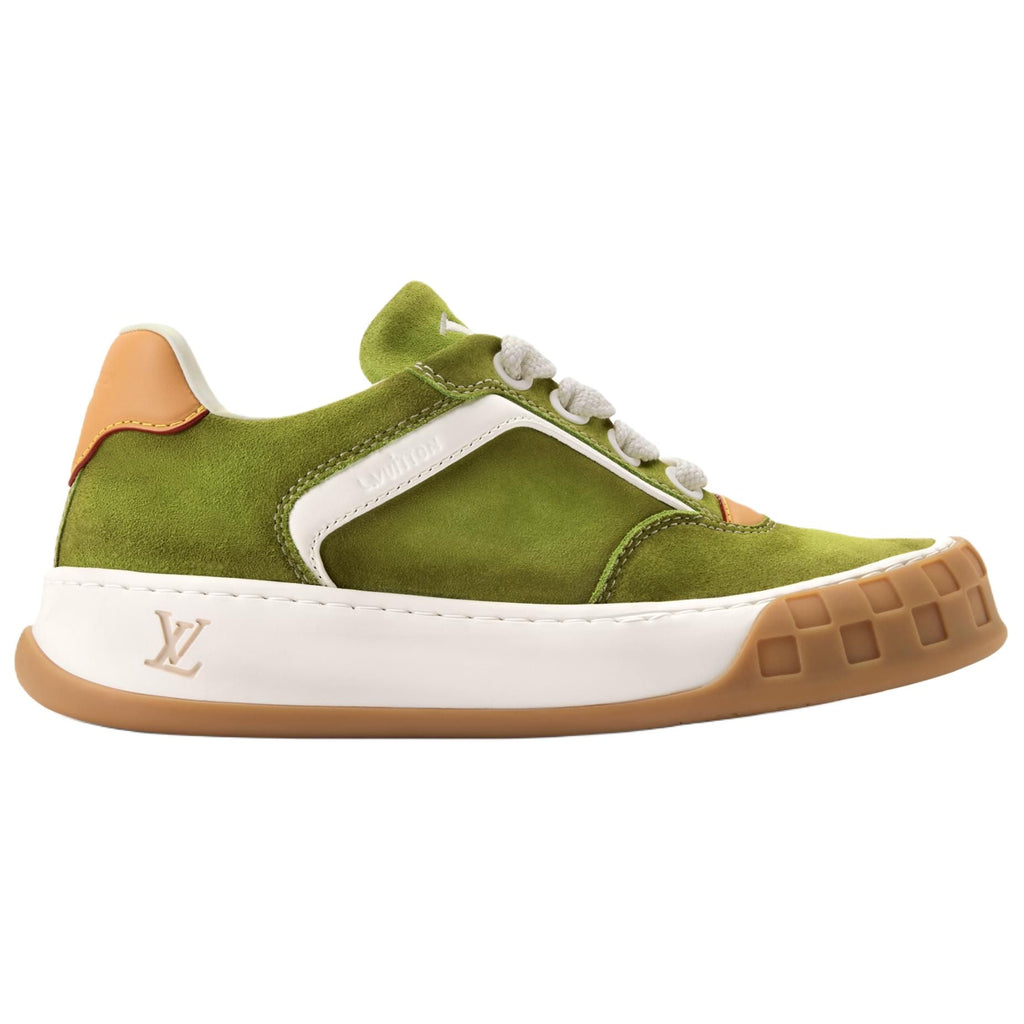 Louis Vuitton Tilted Sneaker – Olive Green / Camel / White / Gum