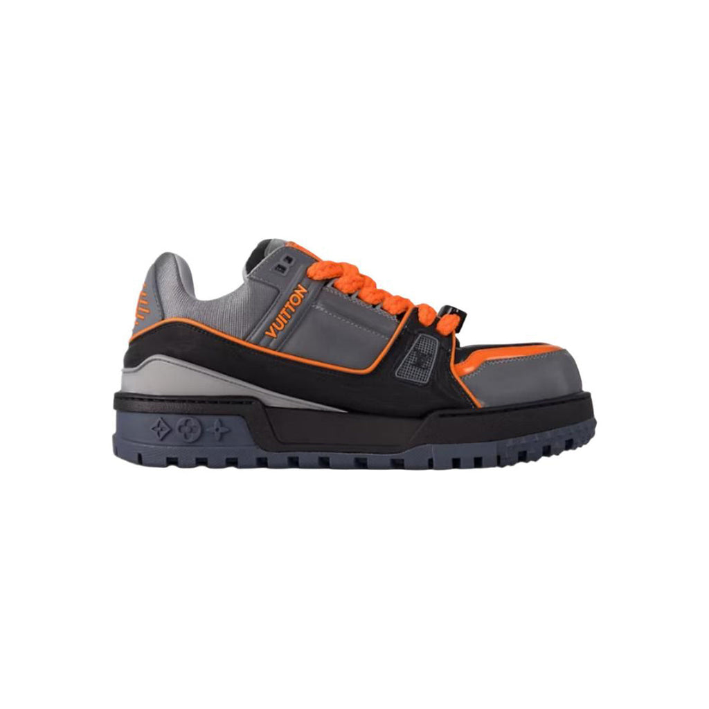 Louis Vuitton Trainer Maxi Beaded Low-Top Sneakers in Grey & Orange – Unisex