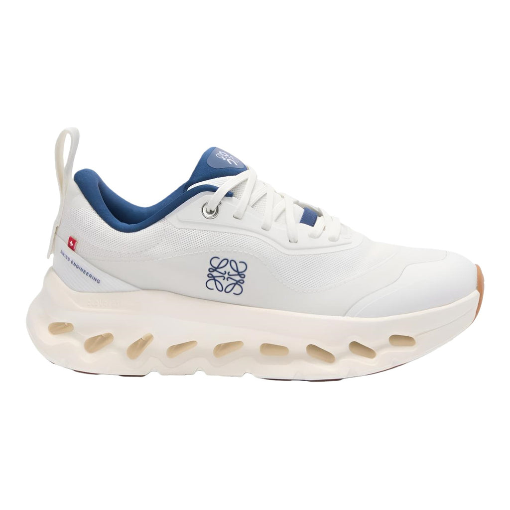 On × LOEWE Cloudmonster Unisex Lifestyle Sneakers – Ivory | Caramel