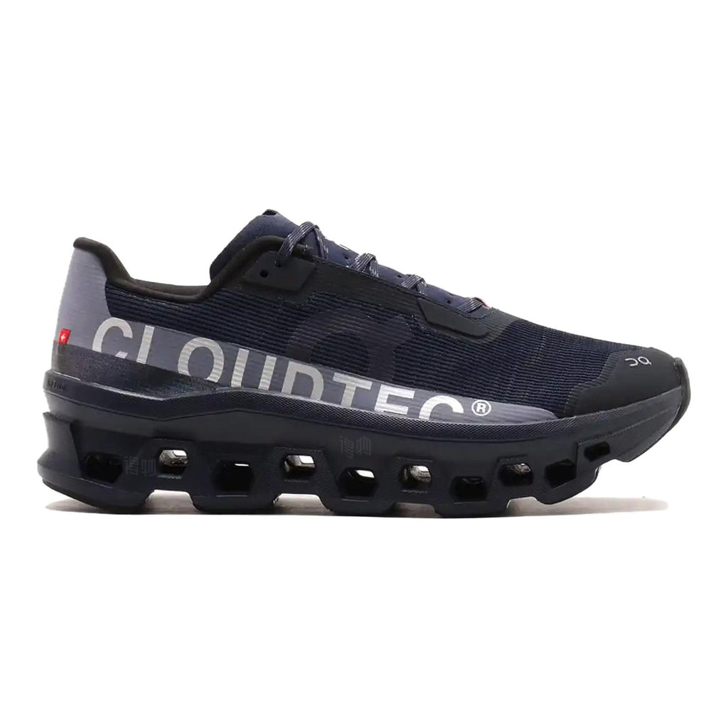 atmos × On Cloudmonster Unisex Marathon Running Shoes – Midnight | Black