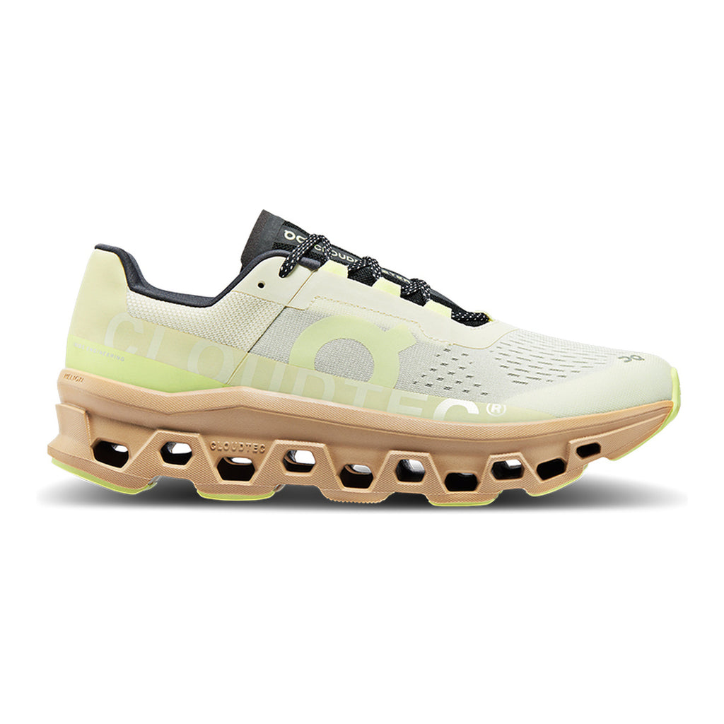 On Cloudmonster Running Shoes – Hay | Dune