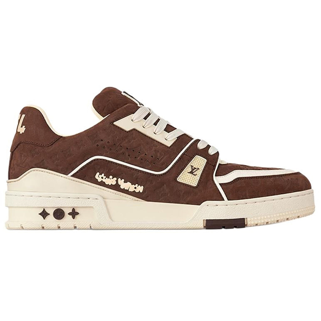Tyler, the Creator x Louis Vuitton Trainer Low-Top Sneakers in Burgundy Brown – Unisex