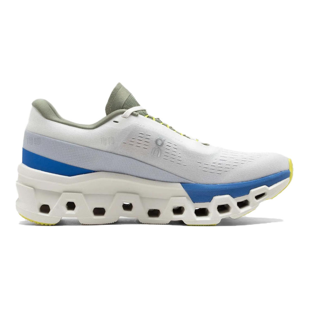 DISTANCE × On Cloudmonster 2 Unisex Marathon Running Shoes – White | Cobalt