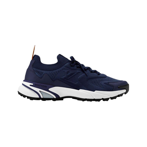Louis Vuitton Runner Tatic Leather Lace-Up Low-Top Lifestyle Sneakers in Blue – Unisex