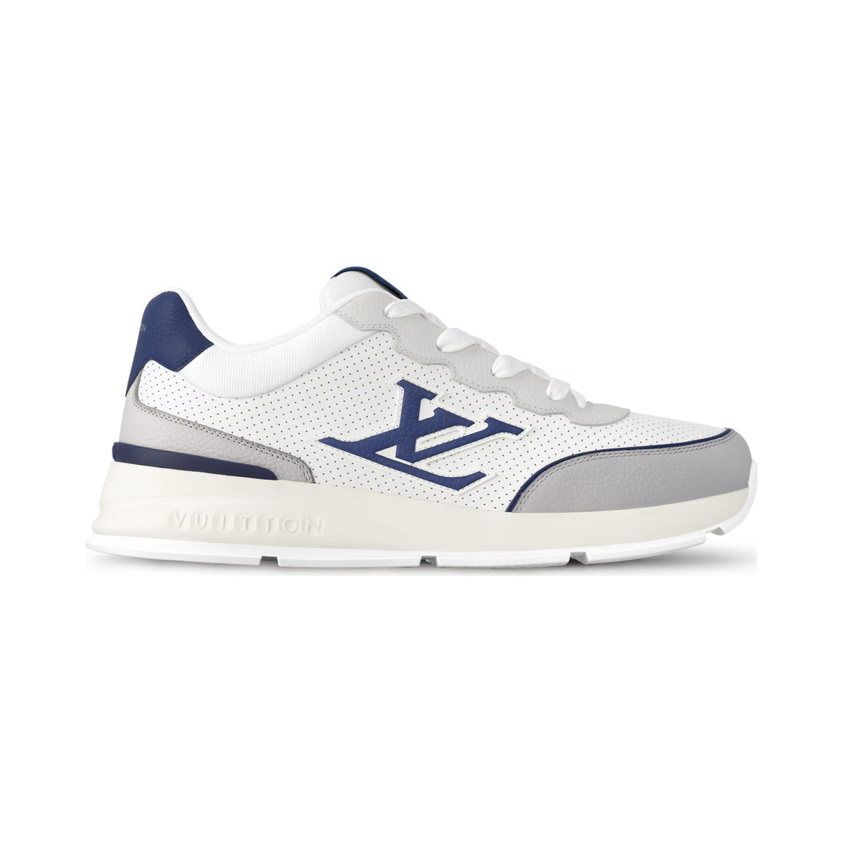 Louis Vuitton Classic Calf Leather Low-Top Lifestyle Sneakers in Ocean Blue – Unisex