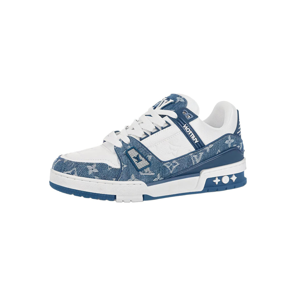 Louis Vuitton Trainer Low-Top Sneakers in Light Blue – WoUnisex