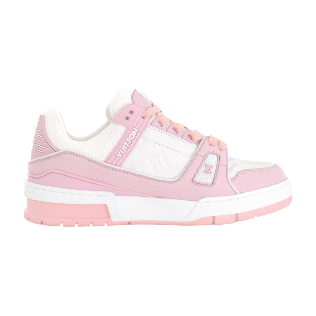 Louis Vuitton Trainer Leather Low-Top Sneakers in Rose Pink – Unisex