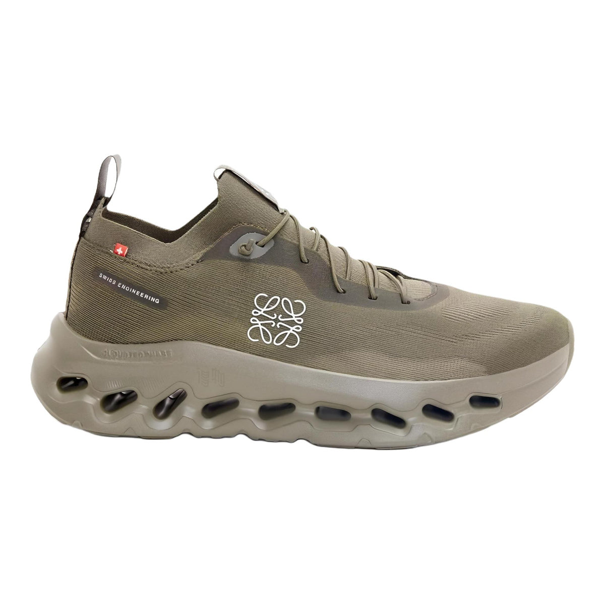 On × LOEWE Cloudtilt Unisex Lifestyle Sneakers – Khaki | Khaki