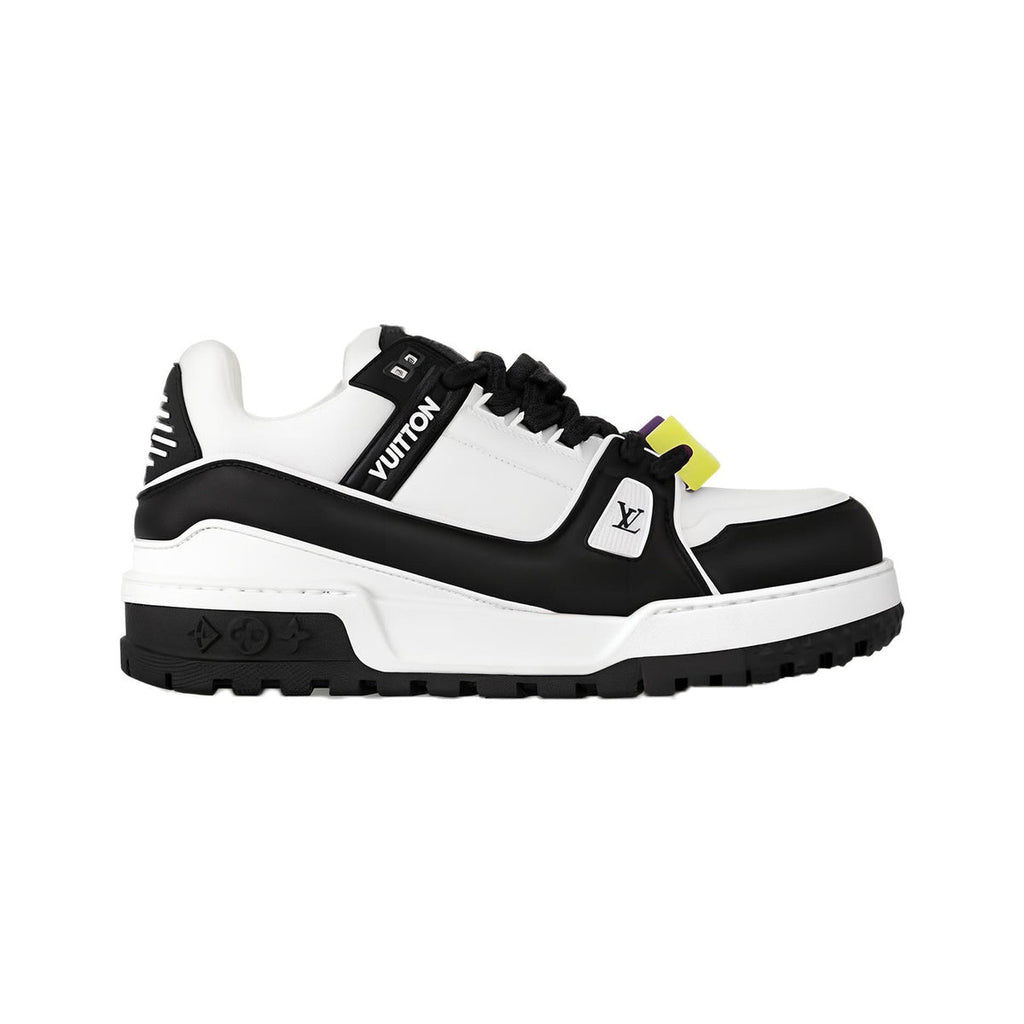 Louis Vuitton Trainer Maxi Oversized Chunky Low-Top Sneakers in White & Black – Unisex