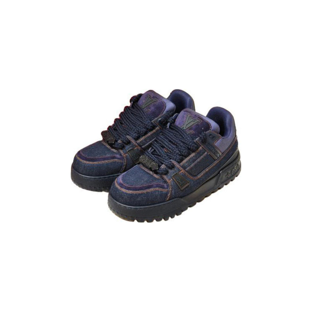 Louis Vuitton Trainer Maxi Low-Top Sneakers in Denim Blue – Unisex