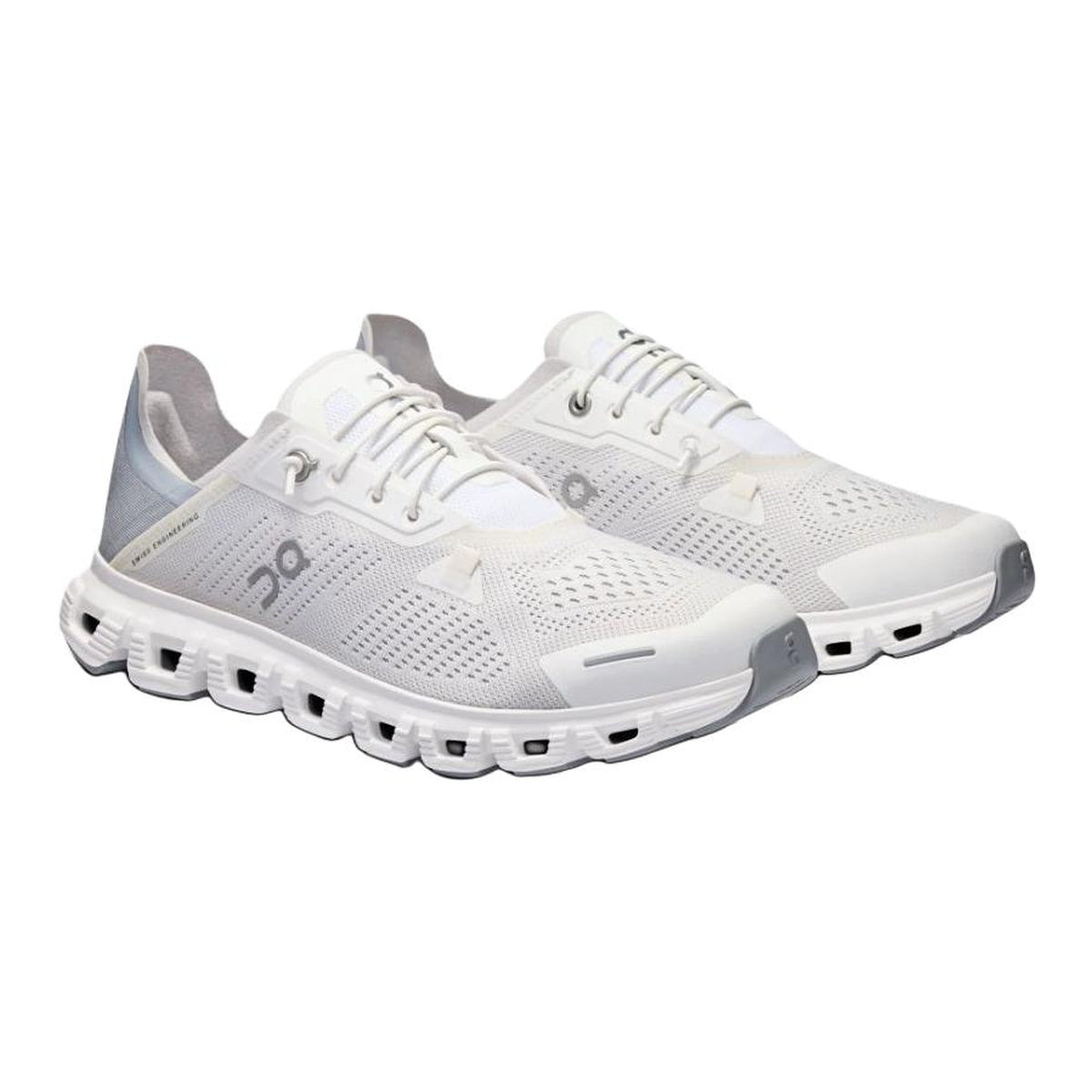 On Cloud 6 Coast Running Shoes – White | Glacier