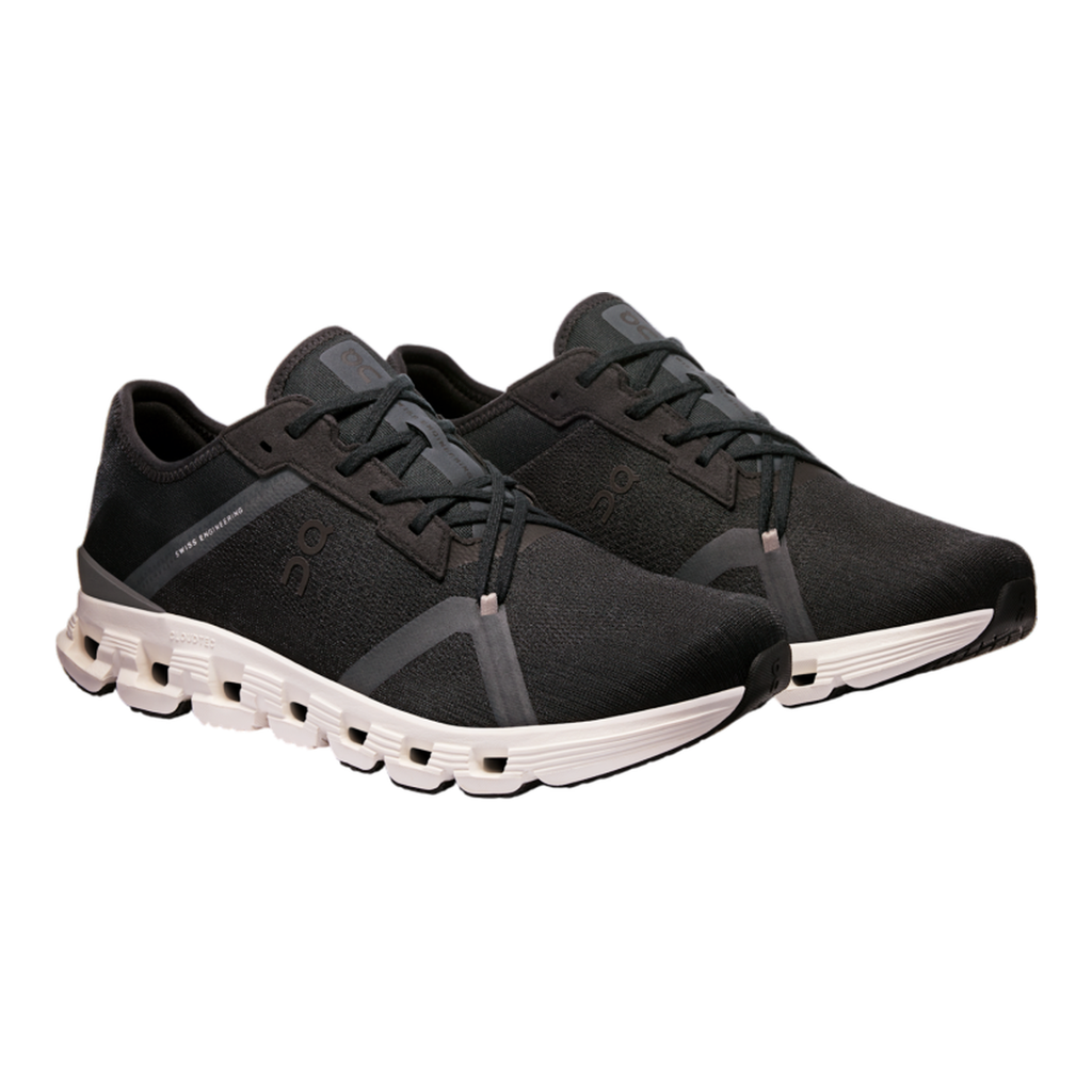 On Cloud X 4 AD Running Shoes – Black | White