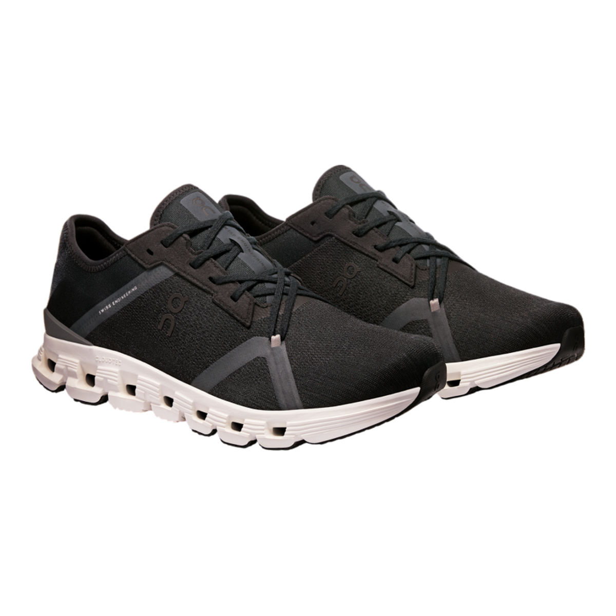 On Cloud X 4 AD Running Shoes – Black | White