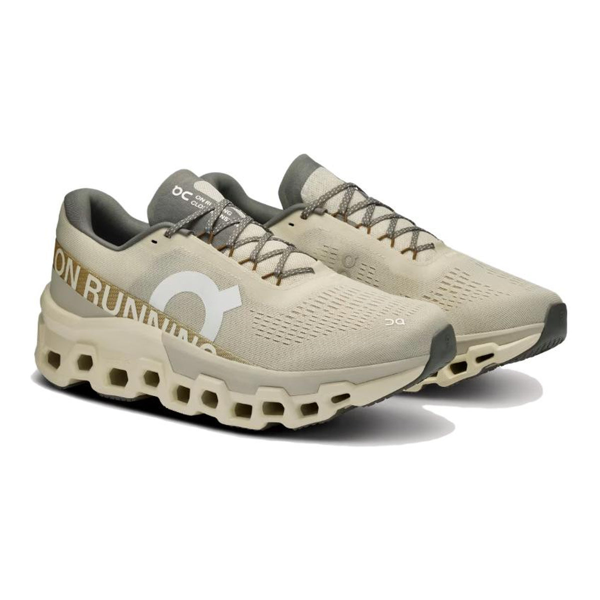 On Cloudmonster 2 Unisex Marathon Running Shoes – Ivory | Hay