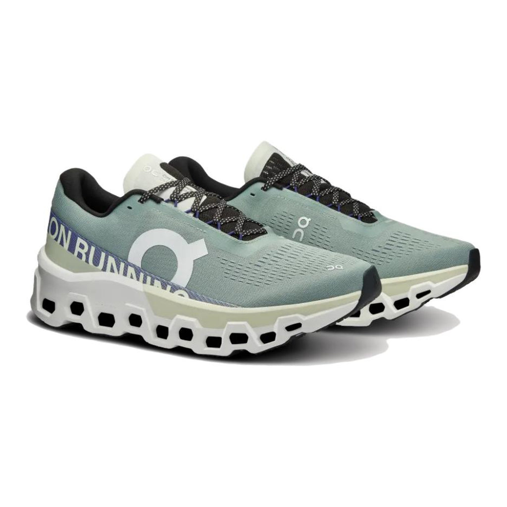 On Cloudmonster 2 Unisex Marathon Running Shoes – Mineral | Blueberry