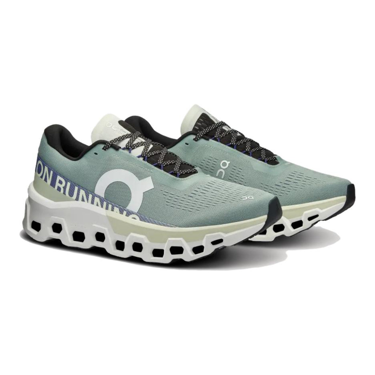 On Cloudmonster 2 Unisex Marathon Running Shoes – Mineral | Blueberry