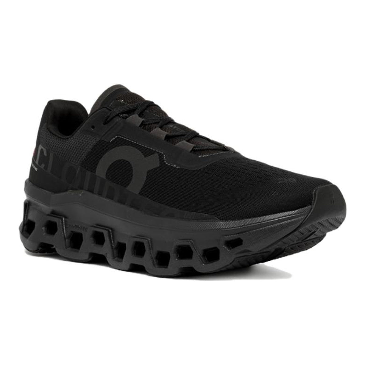 On Cloudmonster Running Shoes – Black | Eclipse