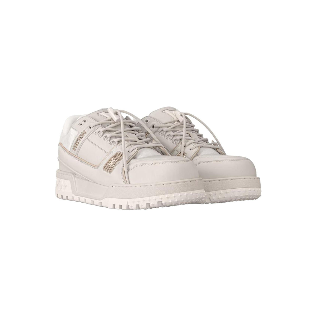 Louis Vuitton Trainer Maxi Retro Oversized Low-Top Sneakers in White – Unisex