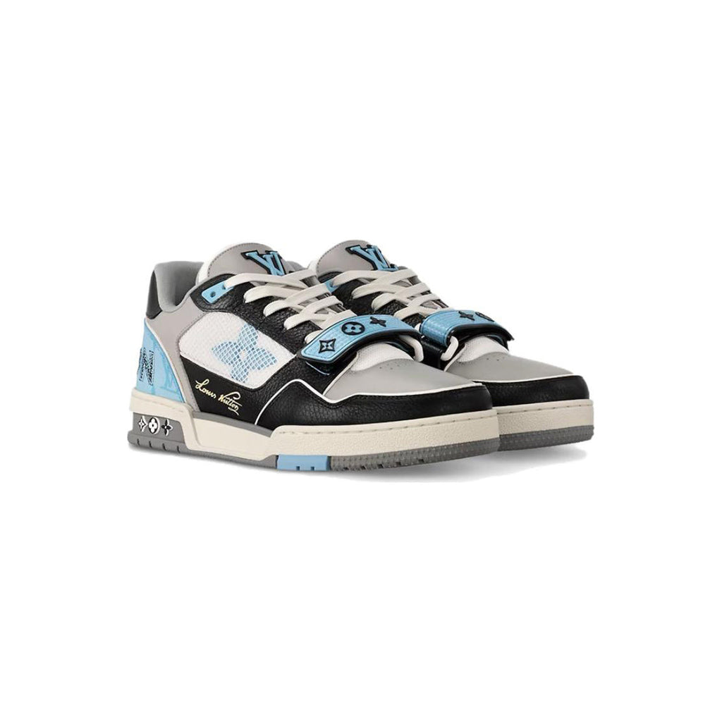 Louis Vuitton Trainer Leather Low-Top Sneakers in Ocean Blue – Unisex