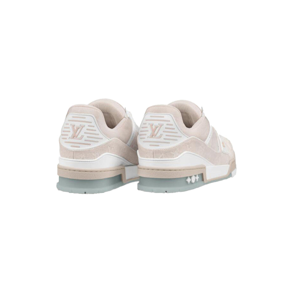 Louis Vuitton Trainer Mesh & Denim Monogram Low-Top Sneakers in White – WoUnisex