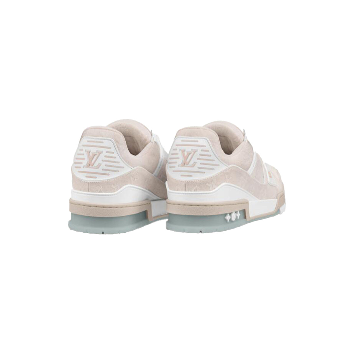 Louis Vuitton Trainer Mesh & Denim Monogram Low-Top Sneakers in White – WoUnisex
