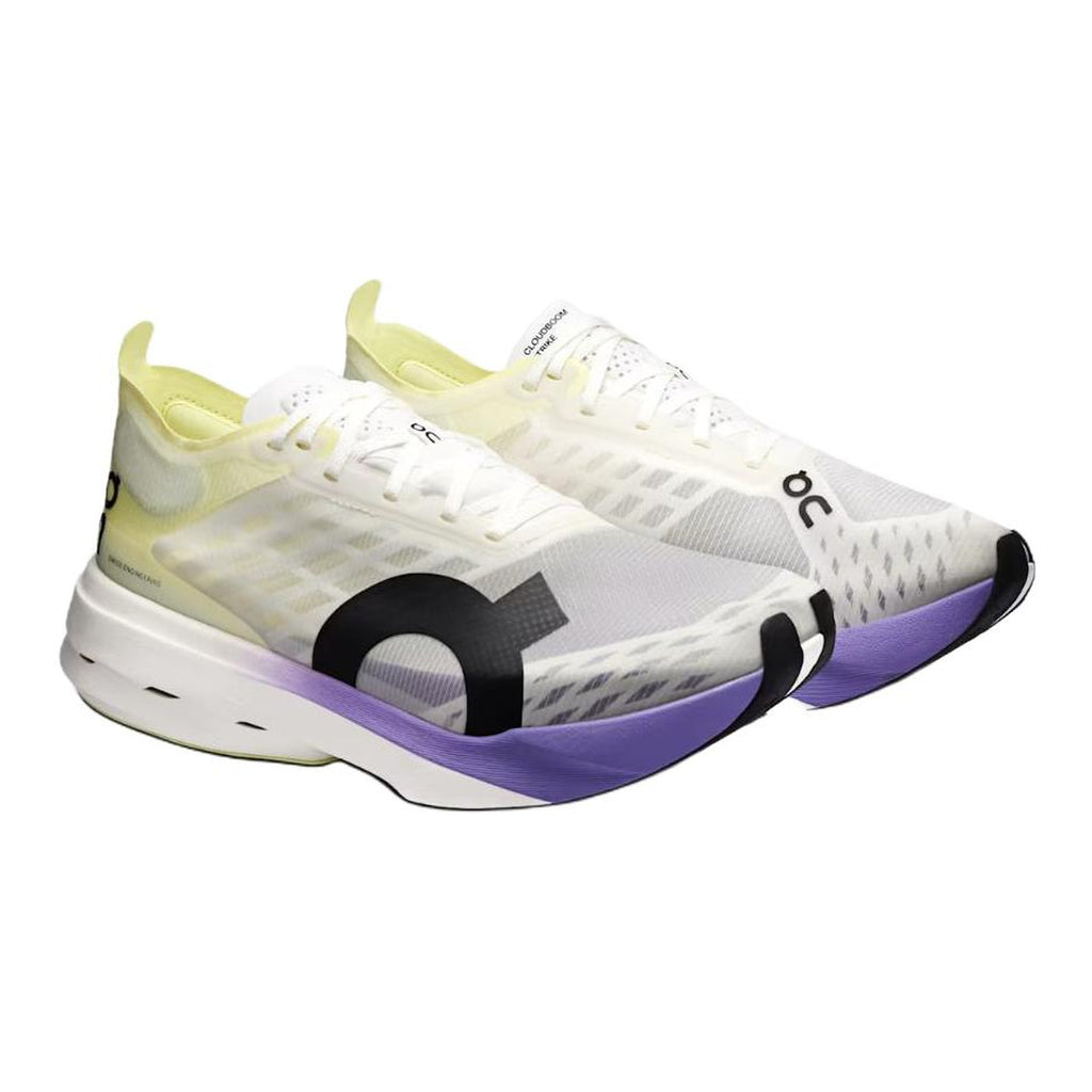 On Cloudboom Strike Racing Shoes – White | Hay | Iris