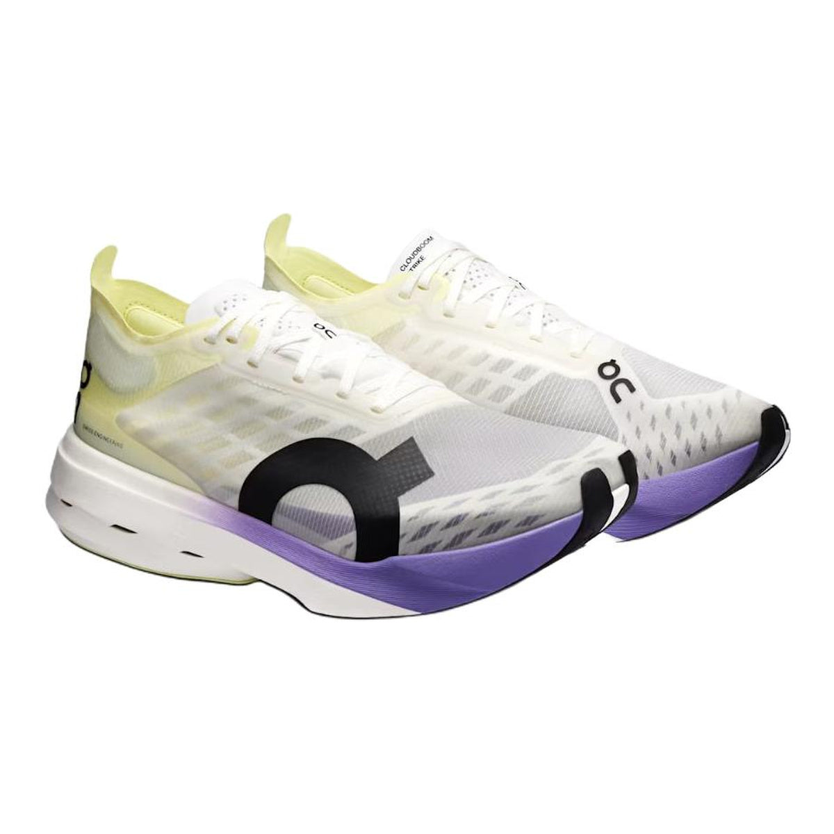 On Cloudboom Strike Racing Shoes – White | Hay | Iris
