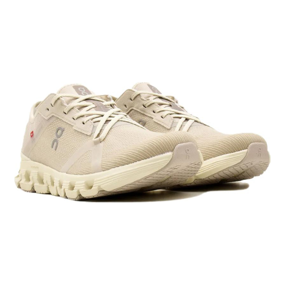 On Cloud X 4 AD Running Shoes – Sand | White