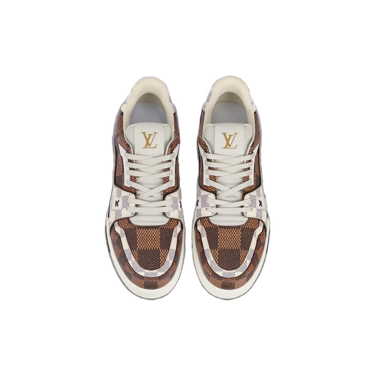 Louis Vuitton Trainer Checkerboard Low-Top Sneakers in Brown – Unisex