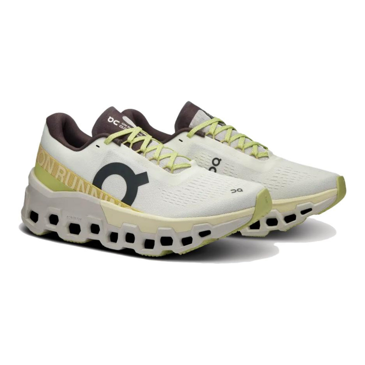 On Cloudmonster 2 Unisex Marathon Running Shoes – Ivory | Hay