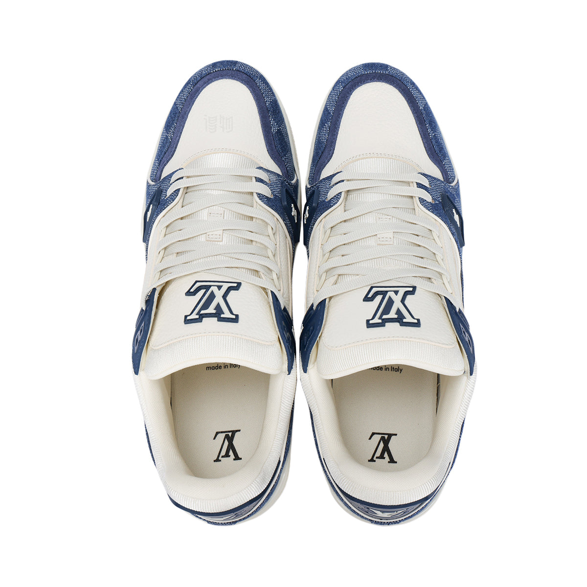 Louis Vuitton LV Trainer Sneaker – Denim Blue Monogram / White