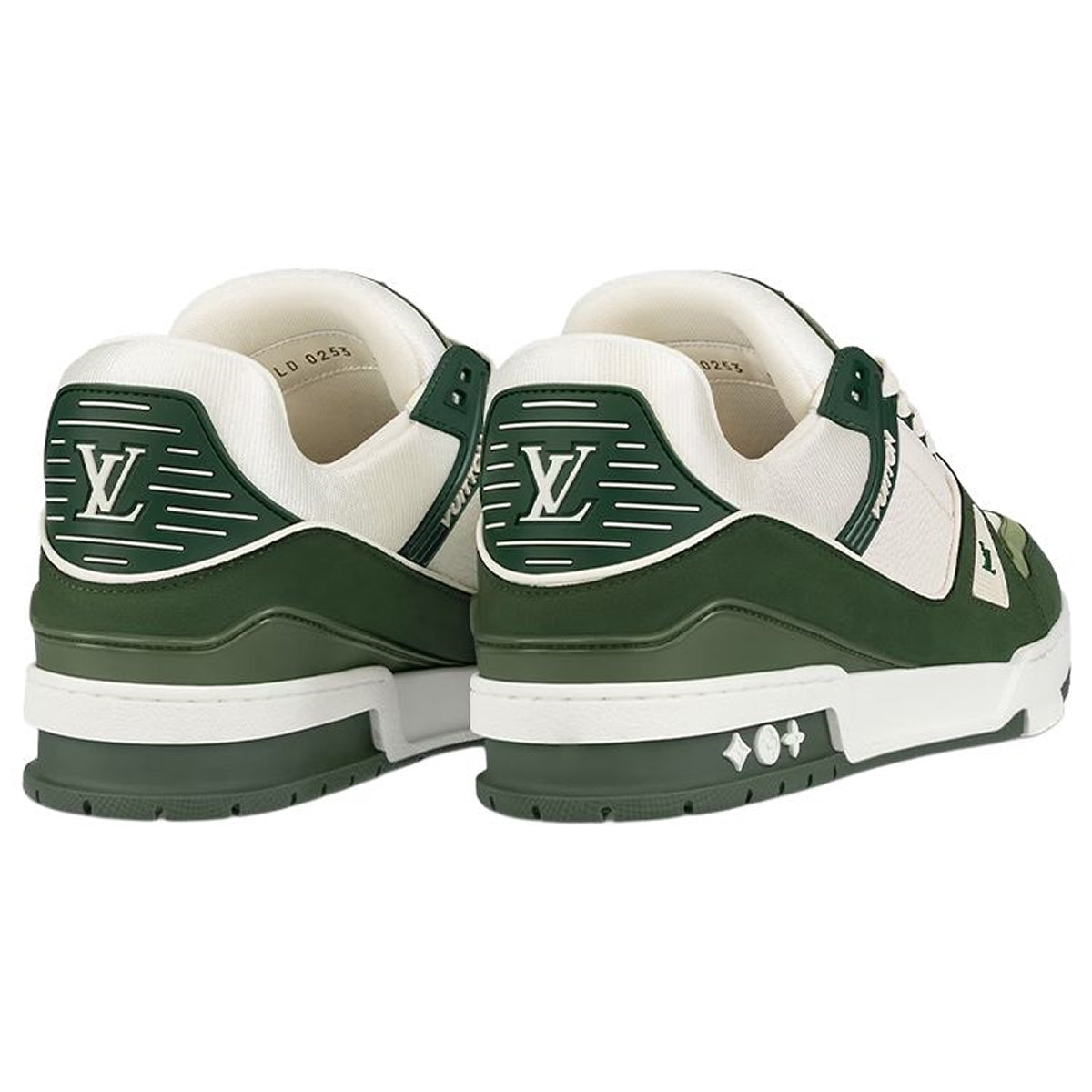 Louis Vuitton LV Trainer 2.0 Sneaker – Forest Green / Olive Green / Cream