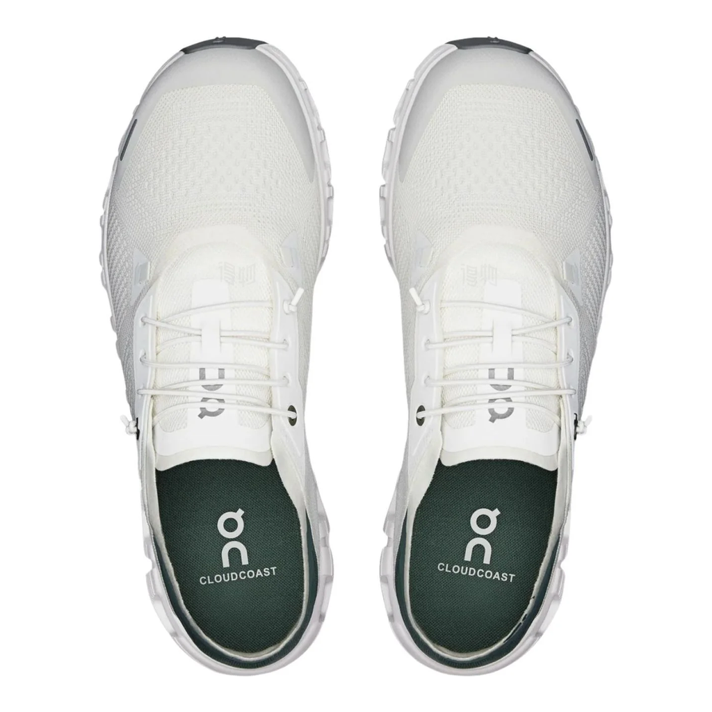 On Cloud 6 Coast Running Shoes – White | Forest