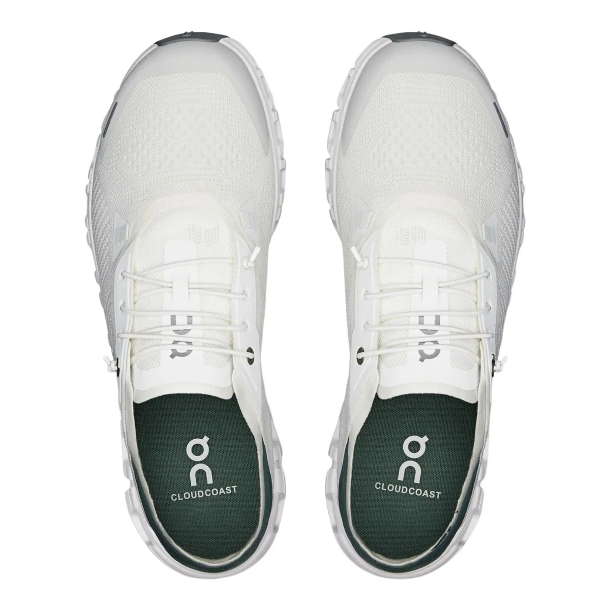 On Cloud 6 Coast Running Shoes – White | Forest