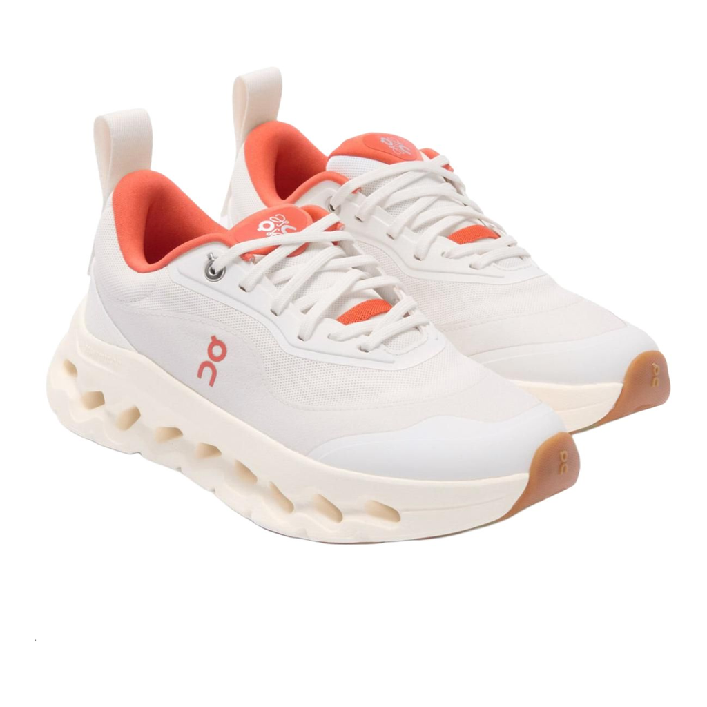 On × LOEWE Cloudmonster Unisex Lifestyle Sneakers – Coral | Caramel
