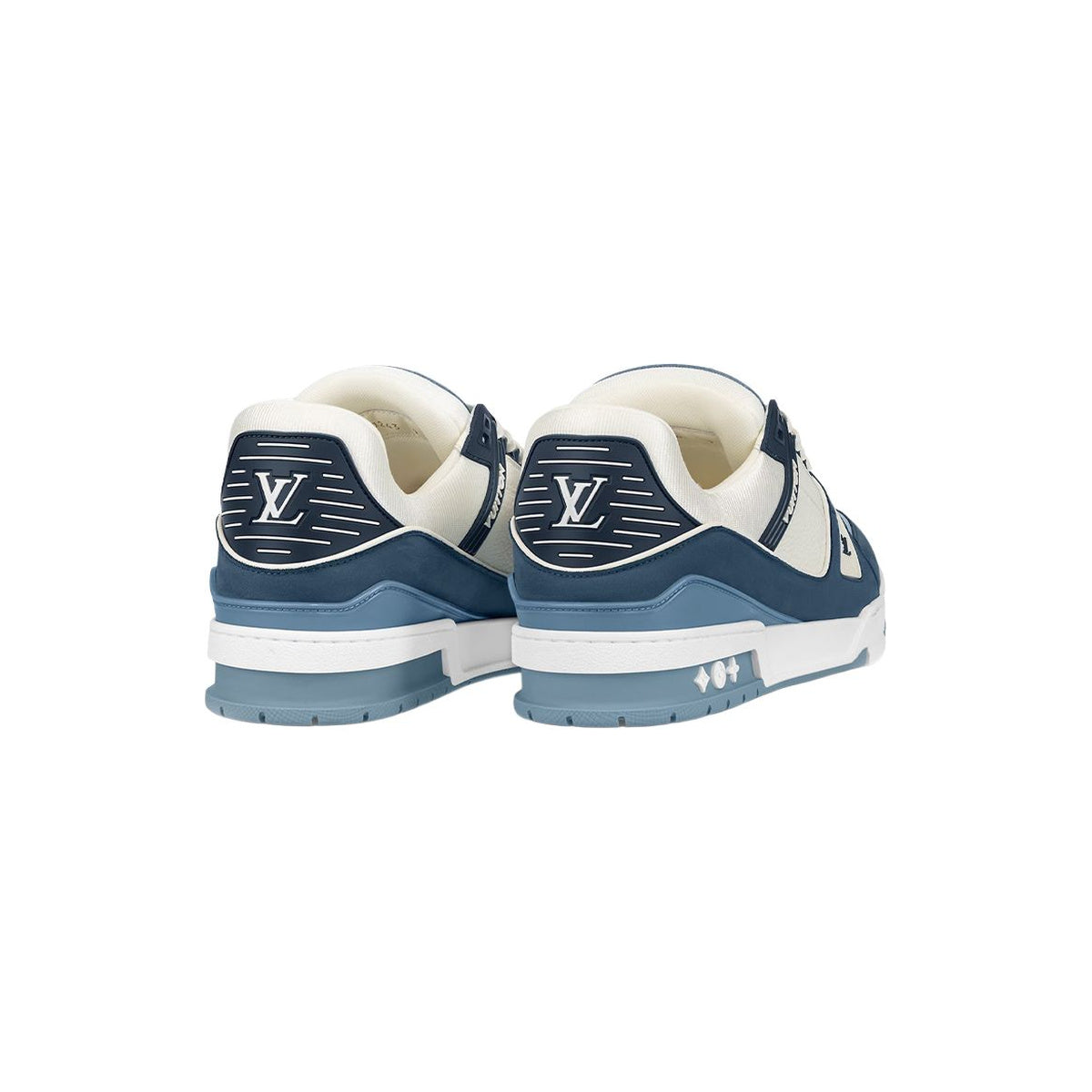 Louis Vuitton Trainer Low-Top Sneakers in Blue & White – Unisex