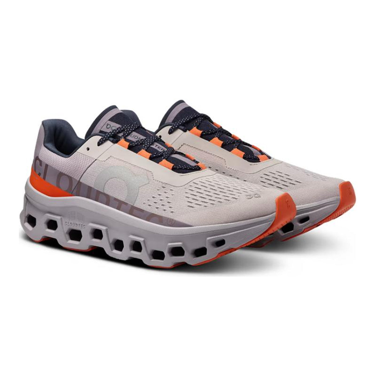 On Cloudmonster 2 Running Shoes – Fog | Flame