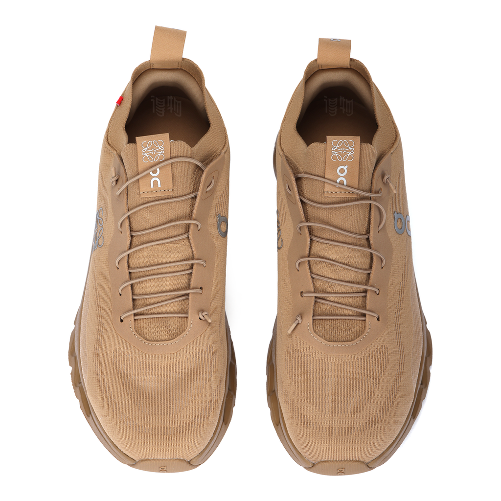On × LOEWE Cloudtilt Unisex Lifestyle Sneakers – Sand | Camel