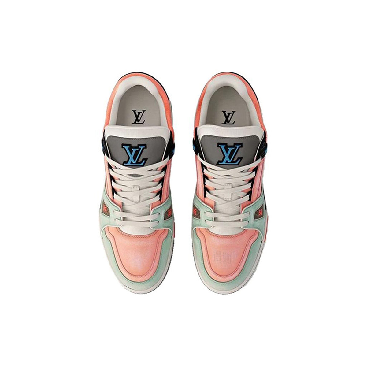Lady Pink x Louis Vuitton Trainer Low-Top Sneakers in White & Red – Unisex