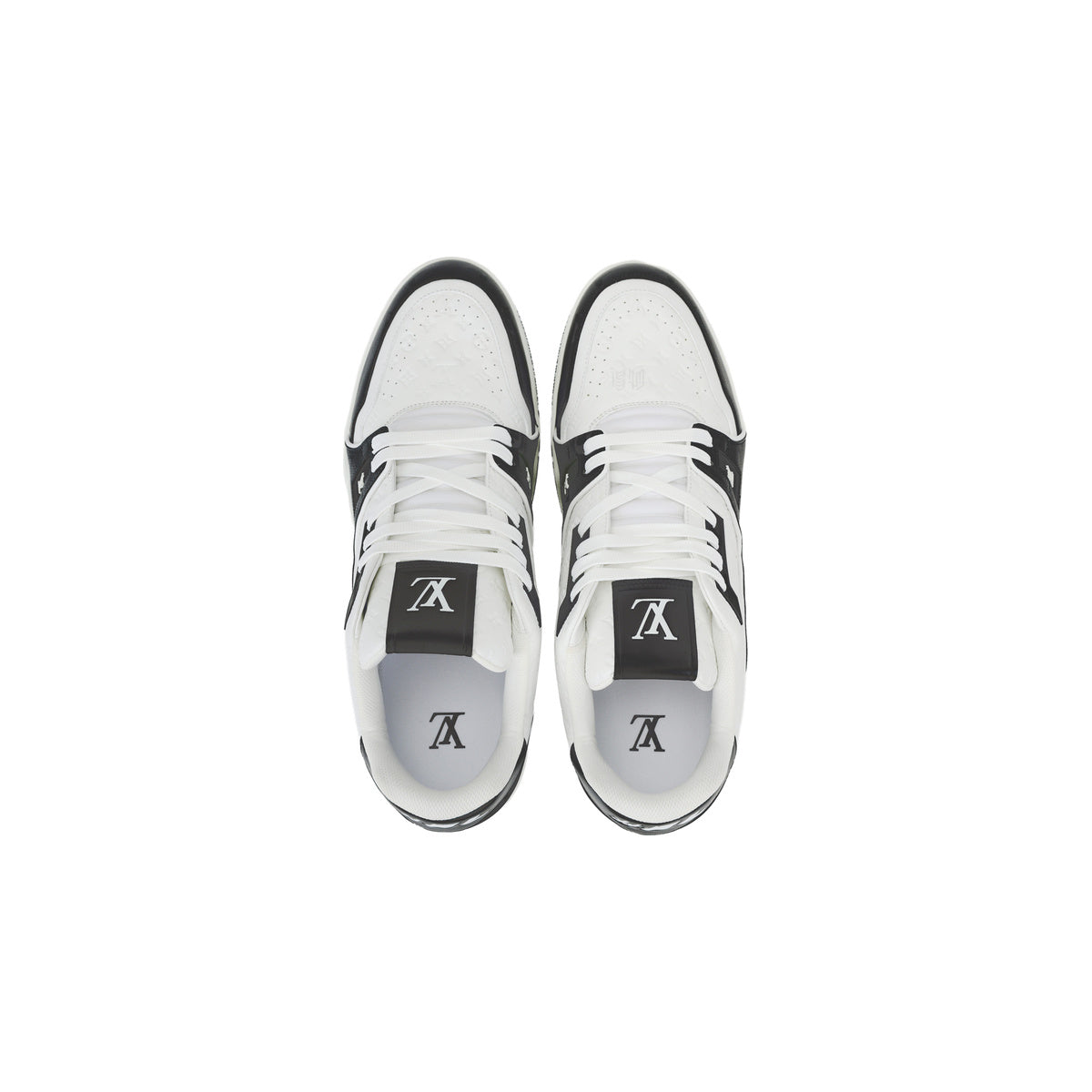 Louis Vuitton Trainer Low-Top Sneakers in White & Black – Unisex